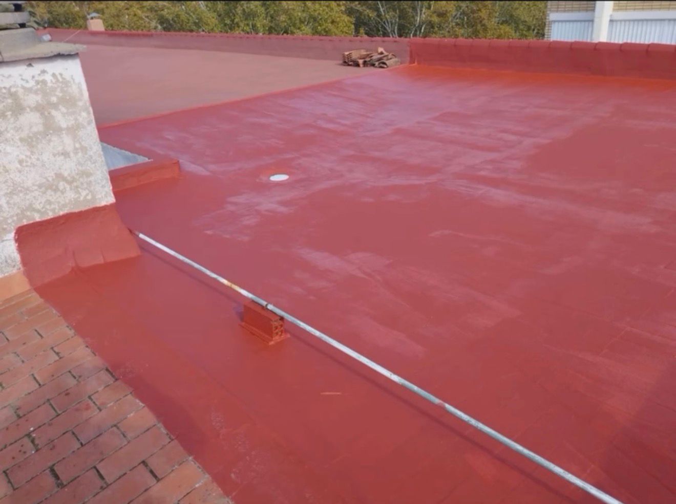 Trabajo en azotea e impermeabilización